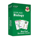GCSE Biology AQA Key Fact Revision Cards Set of 3 (Biology, Chemistry, Physics)