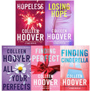 Hopeless Series By Colleen Hoover 5 Books Collection Set (Losing Hope, Finding Cinderella, Hopeless, Finding Perfect, All Your Perfect)