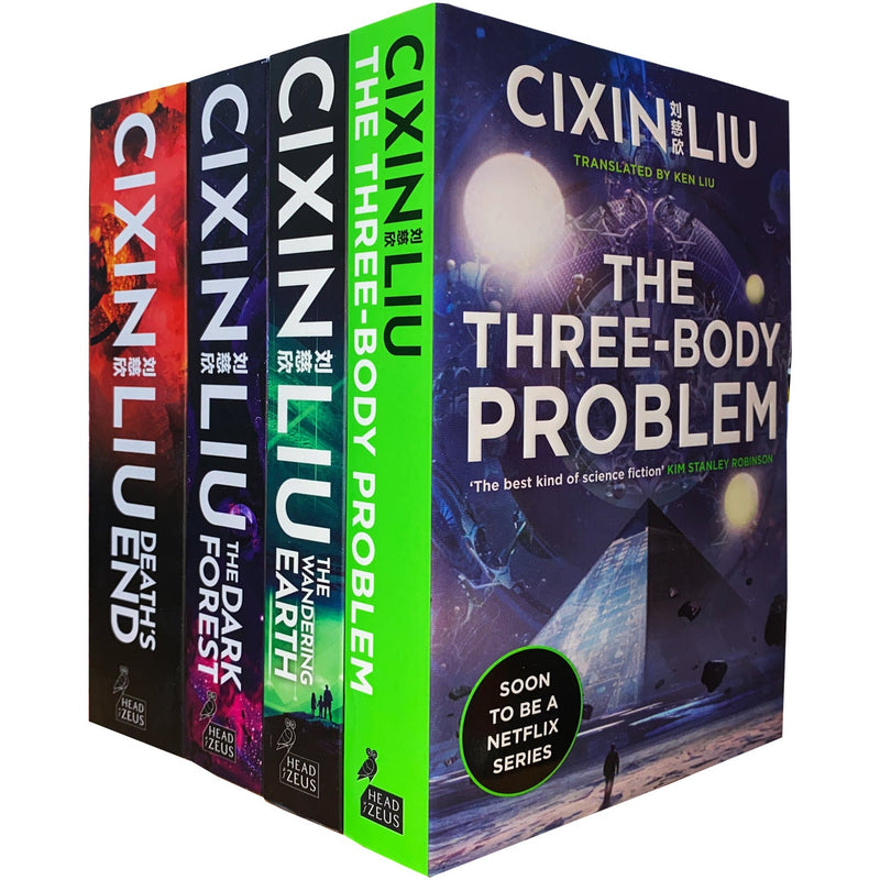 Cixin Liu Three Body Problem 4 Books Collection Set - The Three-body Problem The Dark Forest Death..