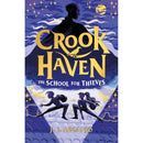 Crookhaven Series 4 Books Collection Set by J.J. Arcanjo (The School for Thieves, The Forgotten Maze, The Island Heist, The Impossible Fortress)