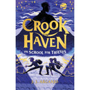 Crookhaven Series 4 Books Collection Set by J.J. Arcanjo (The School for Thieves, The Forgotten Maze, The Island Heist, The Impossible Fortress)