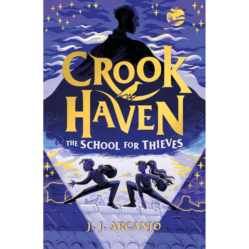 Crookhaven Series 4 Books Collection Set by J.J. Arcanjo (The School for Thieves, The Forgotten Maze, The Island Heist, The Impossible Fortress)