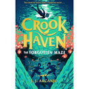 Crookhaven Series 4 Books Collection Set by J.J. Arcanjo (The School for Thieves, The Forgotten Maze, The Island Heist, The Impossible Fortress)