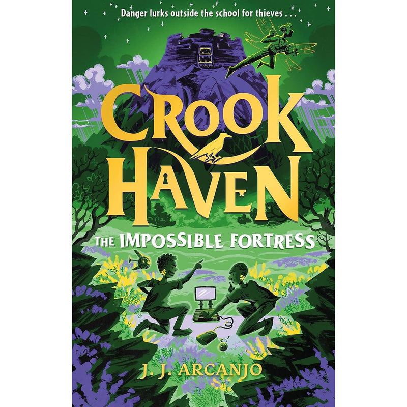 Crookhaven Series 4 Books Collection Set by J.J. Arcanjo (The School for Thieves, The Forgotten Maze, The Island Heist, The Impossible Fortress)