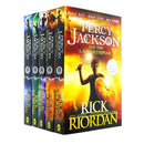 Percy Jackson Series by Rick Riordan 5 Books Collection Box Set - Ages 9-14 - Paperback