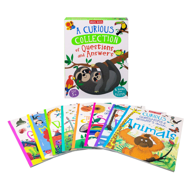 A Curious Collection of Questions and Answers 8 Books Collection Box Set Plus Poster