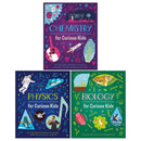 Curious Kids Series 3 Books Collection Set (Biology, Physics, Chemistry)