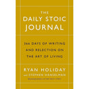 Ryan Holiday 4 Book Collection Set | The Daily Stoic, Ego Is the Enemy, The Obstacle Is the Way & Stoic Journal | Self-Development & Philosophy