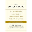 Ryan Holiday 4 Book Collection Set | The Daily Stoic, Ego Is the Enemy, The Obstacle Is the Way & Stoic Journal | Self-Development & Philosophy