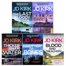 DCI Logan Crime Thrillers Books 1-5 Collection Set by JD Kirk (A Litter of Bones, Thicker than Water, The Killing Code, Blood and Treachery & The Last Bloody Straw)