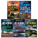 DCI Logan Crime Thrillers Books 16-20 Collection Set by JD Kirk (One For the Ages, In Service of Death, A Dead Man Walking, Where the Pieces Lie & A Killer of Influence)