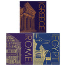 DK Classic History Collection 3 Books Set (Ancient Egypt, Ancient Rome, Ancient Greece)