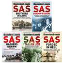 Damien Lewis 5 Books Collection Set (SAS Brothers in Arms, SAS Forged in Hell, SAS Daggers Drawn, SAS Shadow Raiders, SAS Italian Job)