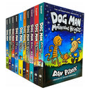 Dog Man Hardcover 10 Books Collection Set by Dav Pilkey – Complete Graphic Adventure Collection for Kids
