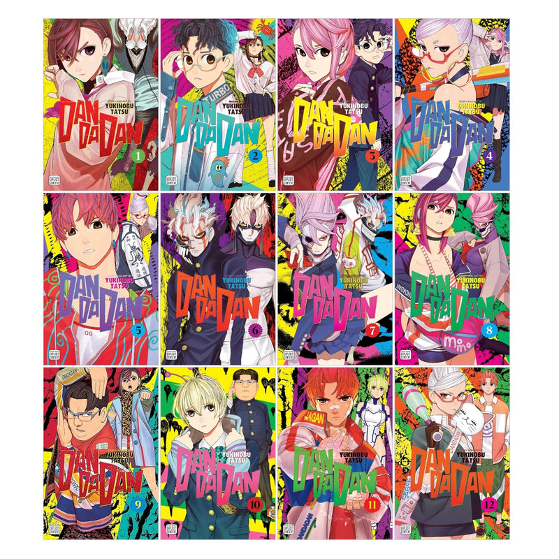 Dandadan 12 Books Set by Yukinobu Tatsu (Vol 1-12)
