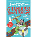 David Walliams 4 Books Collection Set (Awful Auntie, Grandpa’s Great Escape, Bad Dad, Robodog)