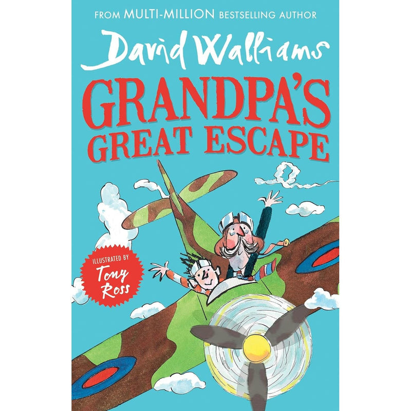 David Walliams 4 Books Collection Set (Awful Auntie, Grandpa’s Great Escape, Bad Dad, Robodog)
