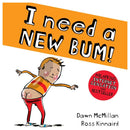 New Bum Series 7 Books Collection Set by Dawn McMillan (I Need a New Bum!, I've Broken My Bum!, My Bum is SO NOISY!, My Bum is on the Run!, My Bum is SO CHEEKY!, My Bum is SO SPOOKY!, My Bum is SO CHRISTMASSY!)
