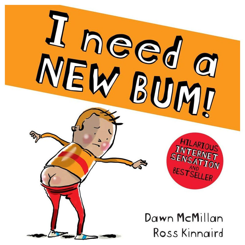 New Bum Series 7 Books Collection Set by Dawn McMillan (I Need a New Bum!, I've Broken My Bum!, My Bum is SO NOISY!, My Bum is on the Run!, My Bum is SO CHEEKY!, My Bum is SO SPOOKY!, My Bum is SO CHRISTMASSY!)
