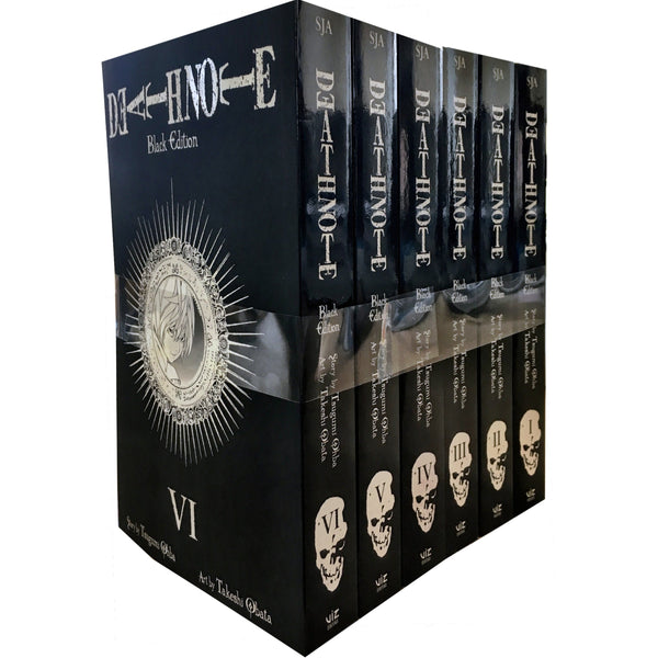 Death Note Black Edition Volume 1,2,3,4,5,6 Collection 6 Books Set by Tsugumi Ohba Death Note Black Edition Volume 1,2,3,4,5,6 Collection 6 Books Set by Tsugumi Ohba
