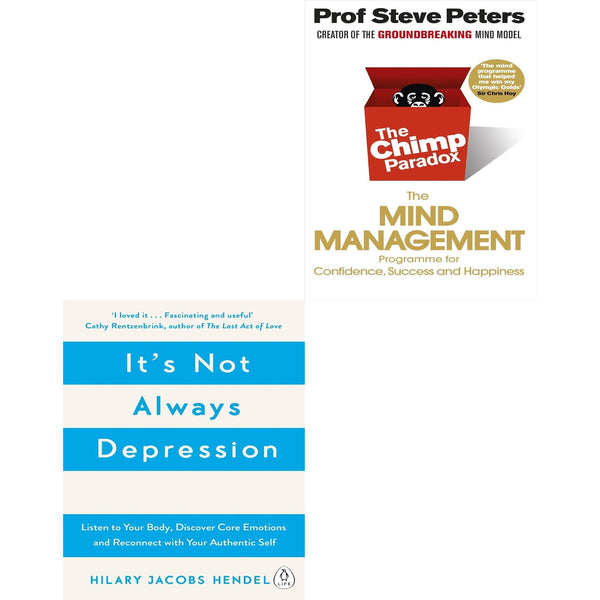 It's Not Always Depression, The Chimp Paradox 2 Books Collection Set