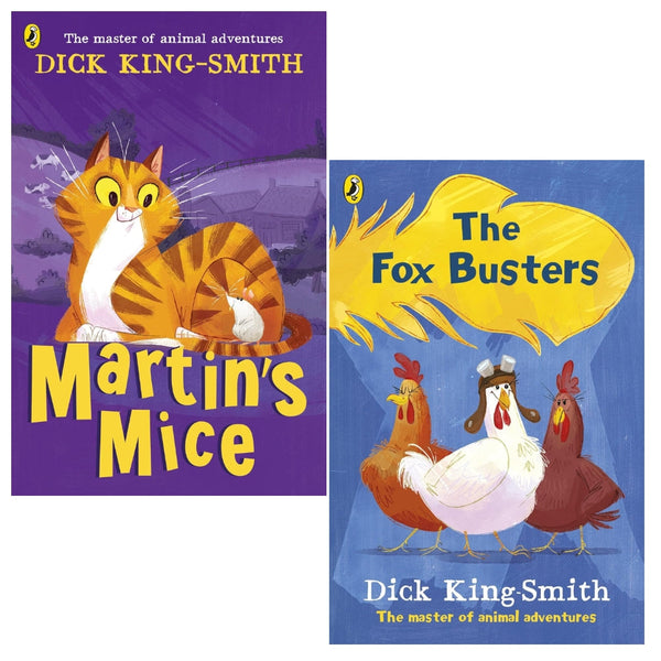 Dick King Smith Collection 2 Books Set (The Fox Busters and Martin's Mice)