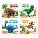 Dinasour Books, World of Dinosaur Roar Book Series - Kids Book Collection Set 1-4 (Dinosaur Roar, Dinosaur Boo, Dinosaur Munch, Dinosaur Stomp)