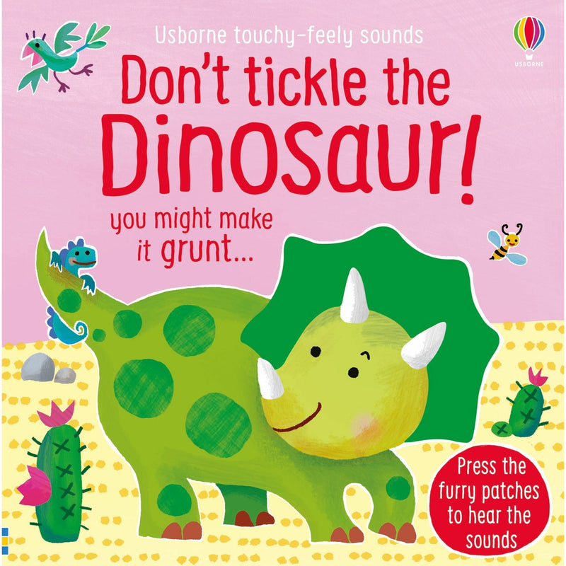 Usborne Don't Tickle Touchy-feely Sound Books Collection 5 Books Set by Sam Taplin Tiger, Lion, Hippo, Crocodile, Dinosaur