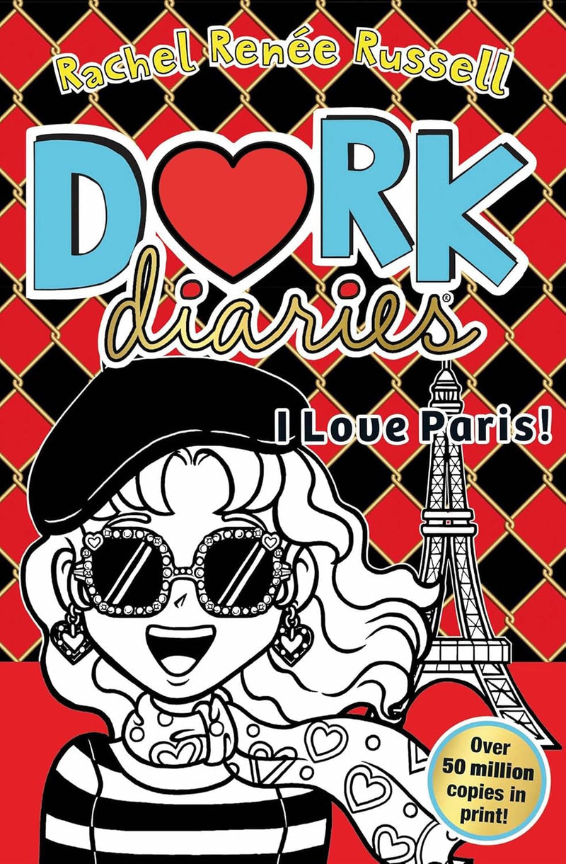 Dork Diaries Collection 4 Books Set (Volume 13-16) By Rachel Renee Russell (Birthday Drama!, Spectacular Superstar, I Love Paris!, Sister Showdown!)