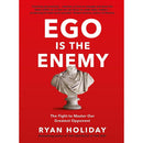 Ryan Holiday 4 Book Collection Set | The Daily Stoic, Ego Is the Enemy, The Obstacle Is the Way & Stoic Journal | Self-Development & Philosophy
