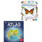 Dk Childrens Encyclopedia (HB), Childrens Illustrated Atlas 2 Books Collection Set