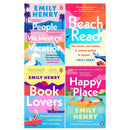 Emily Henry Collection 4 Books Set (Book Lovers, Beach Read, People We Meet on Vacation and Happy Place)
