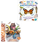 DK Childrens Encyclopedia, Knowledge Encyclopedia Dinosaur 2 Books Collection Set