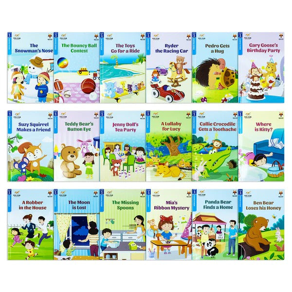 Fox Cub Emerging Graded Readers 18 Book Set Collection: Level 1 - Starting to Read