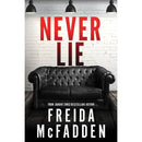 Freida McFadden Collection 4 Books Set (Never Lie, The Locked Door, The Coworker, The Crash)
