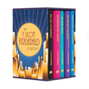 F. Scott Fitzgerald Deluxe 5 Volume Box Set by F. Scott Fitzgerald – Classic Literary Collection