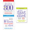 The Fast 800, 8 Week Blood Sugar Diet, Fast Diet 3 Books Collection Set by Michael Mosley