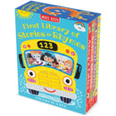 First Library of Stories & Rhymes 4 Books Slipcase Set (Aesop's Fables, Animal Stories, Dinosaur Stories, 100 Nursery Rhymes)