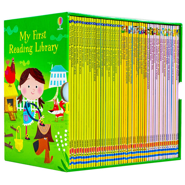 Usborne Very First Reading Library 100 Books Collection Set School Reading Pack Age 3 & 4+