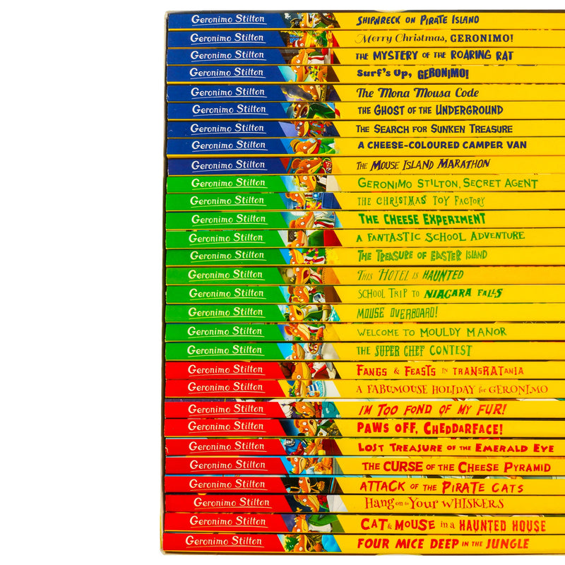 Geronimo Stilton Series 1, Series 2 and Series 3 - 30 Books Collection Set