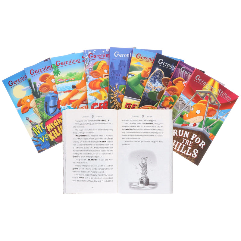 Geronimo Stilton The Illustrated 10 Book Collection (Series 7) Box Set