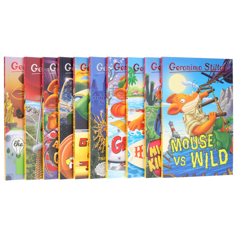 Geronimo Stilton The Illustrated 10 Book Collection (Series 7) Box Set