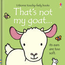 Usborne Thats Not My Farm Animals Collection 4 Books Set (Cow, Goat, Chick, Piglet)