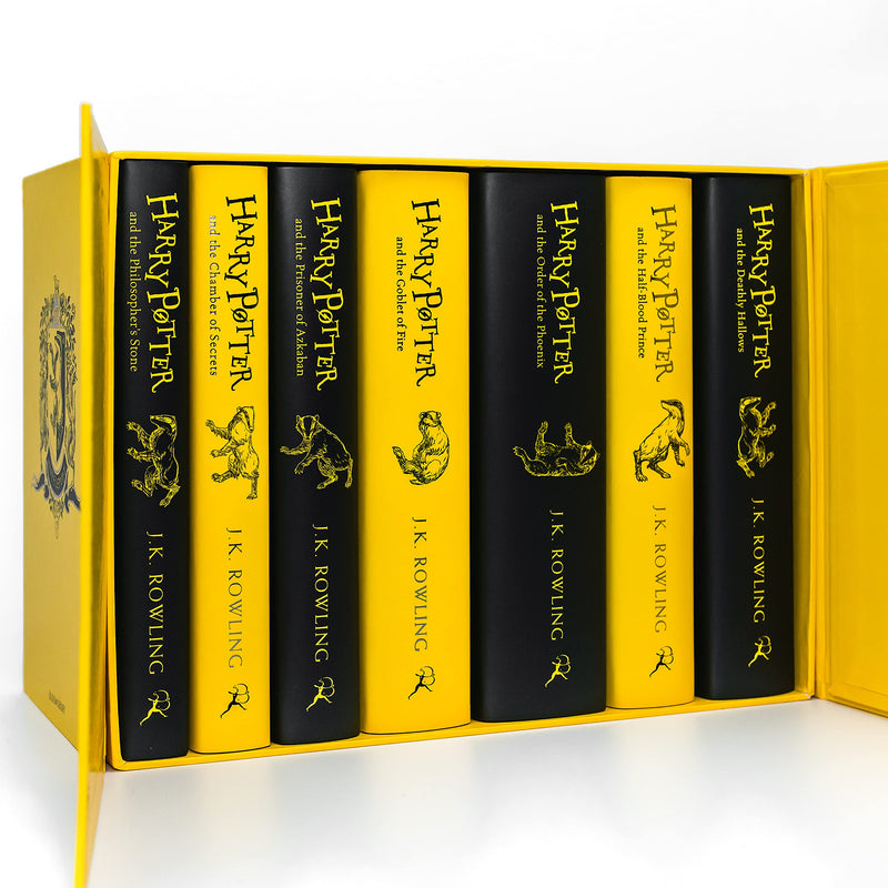 Harry Potter Hufflepuff House Editions Hardback Box Set: J.K. Rowling - Hardback Box Set