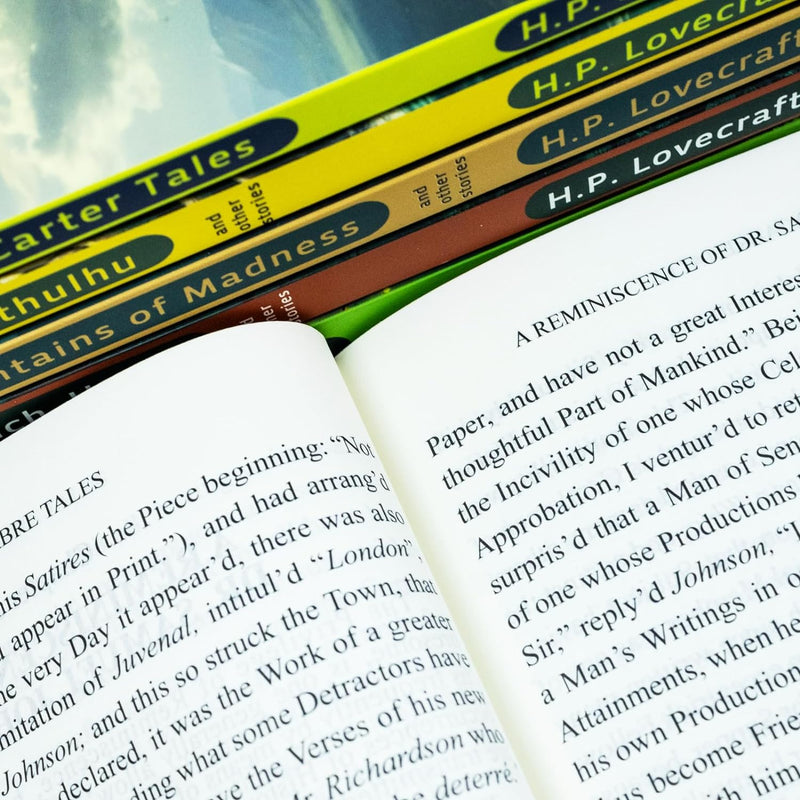 The H. P Lovecraft 6 Books Collection Set (Macabre Tales, At the Mountains of Madness, The Call of Cthulhu & Others)