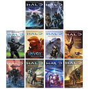 Halo Master Chief 10 Books Set Hunters in the Dark, Last Light, New Blood, Envoy, Retribution, Smoke and Shadow, Bad Blood, Renegades &amp; MORE