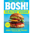 BOSH! Healthy Vegan & BISH BASH BOSH 2 Book Set by Henry Firth & Ian Theasby – Plant-Based Cookbook Collection
