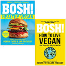 BOSH! Healthy Vegan & How to Live Vegan 2 Book Set – Plant-Based Recipes & Lifestyle Guide