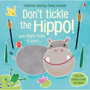Usborne Don't Tickle Wildlife Animal Collection 10 Books Set (Touchy-Feely Sound Books) Lion, Tiger, Monkey, Gorilla, Bear, Crocodile, Reindeer