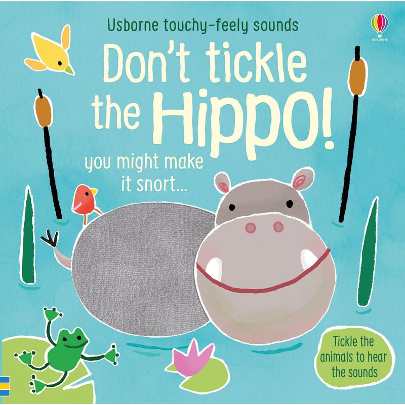 Usborne Don't Tickle Wildlife Series 1 Collection 5 Books Set (Touchy-Feely Sound Books) Elephant, Lion, Tiger, Hippo, Polar Bear
